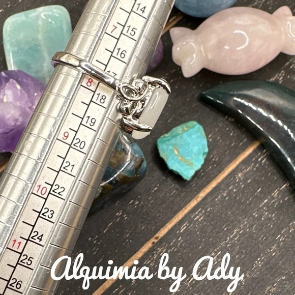 Alquimia by Ady Silver and White Ring - Picture 3 of 9